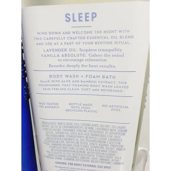 LAVENDER VANILLA Bath & Body Works Shower Gel 10oz Body Lotion 6.5oz Set NEW - Picture 8 of 8